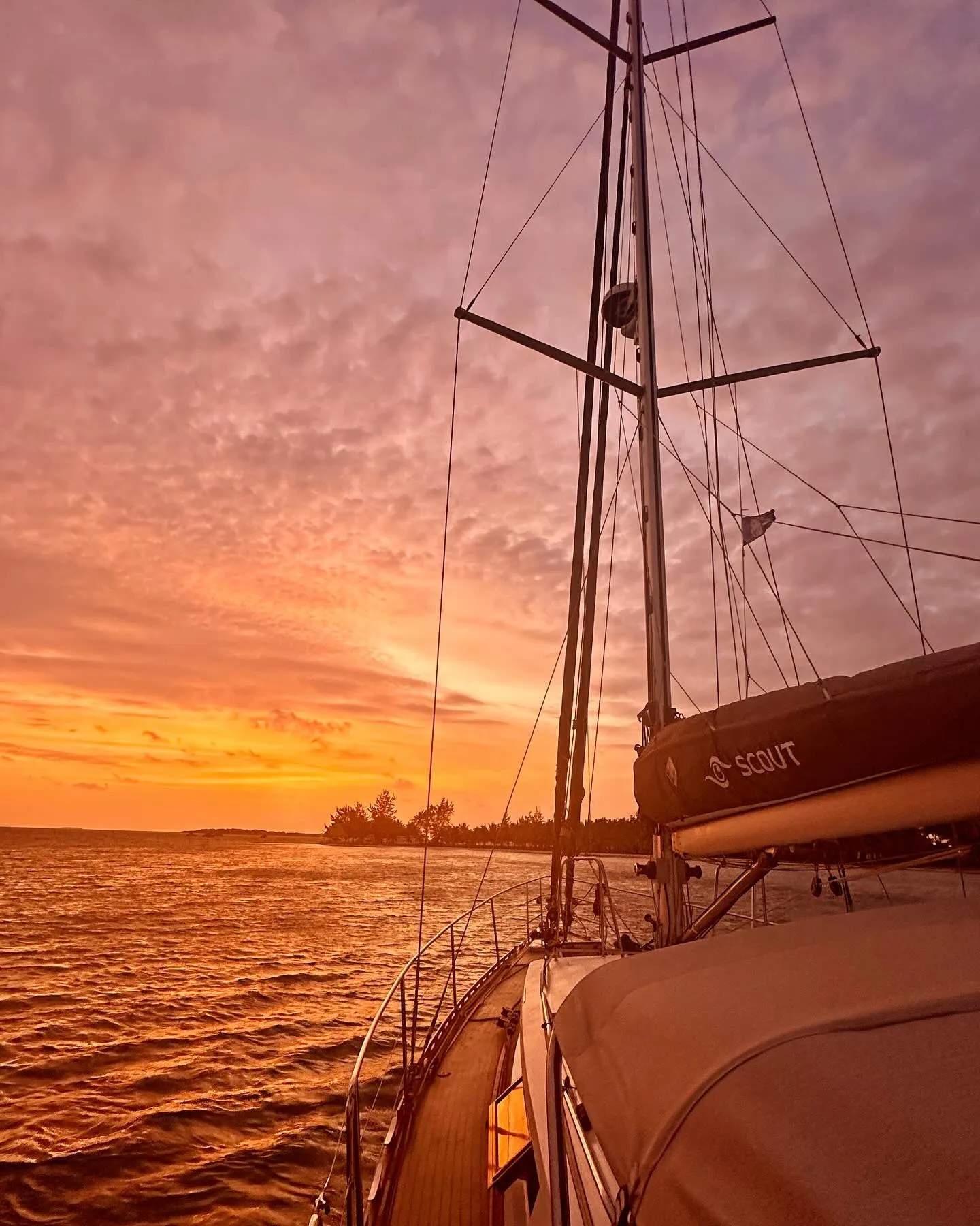 Sunrise at Rendezvous Cay. Sunrise at Rendezvous Cay.