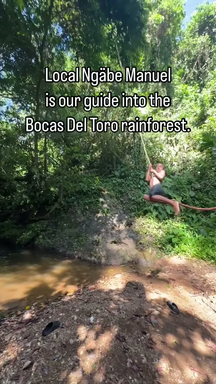 Manuel shows us how it's done in Bocas del Toro. Manuel shows us how it's done in Bocas del Toro.