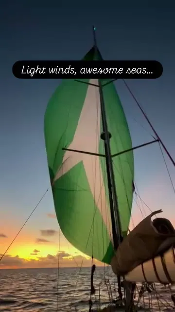 A night sail from Apataki to Rangiroa. A night sail from Apataki to Rangiroa.