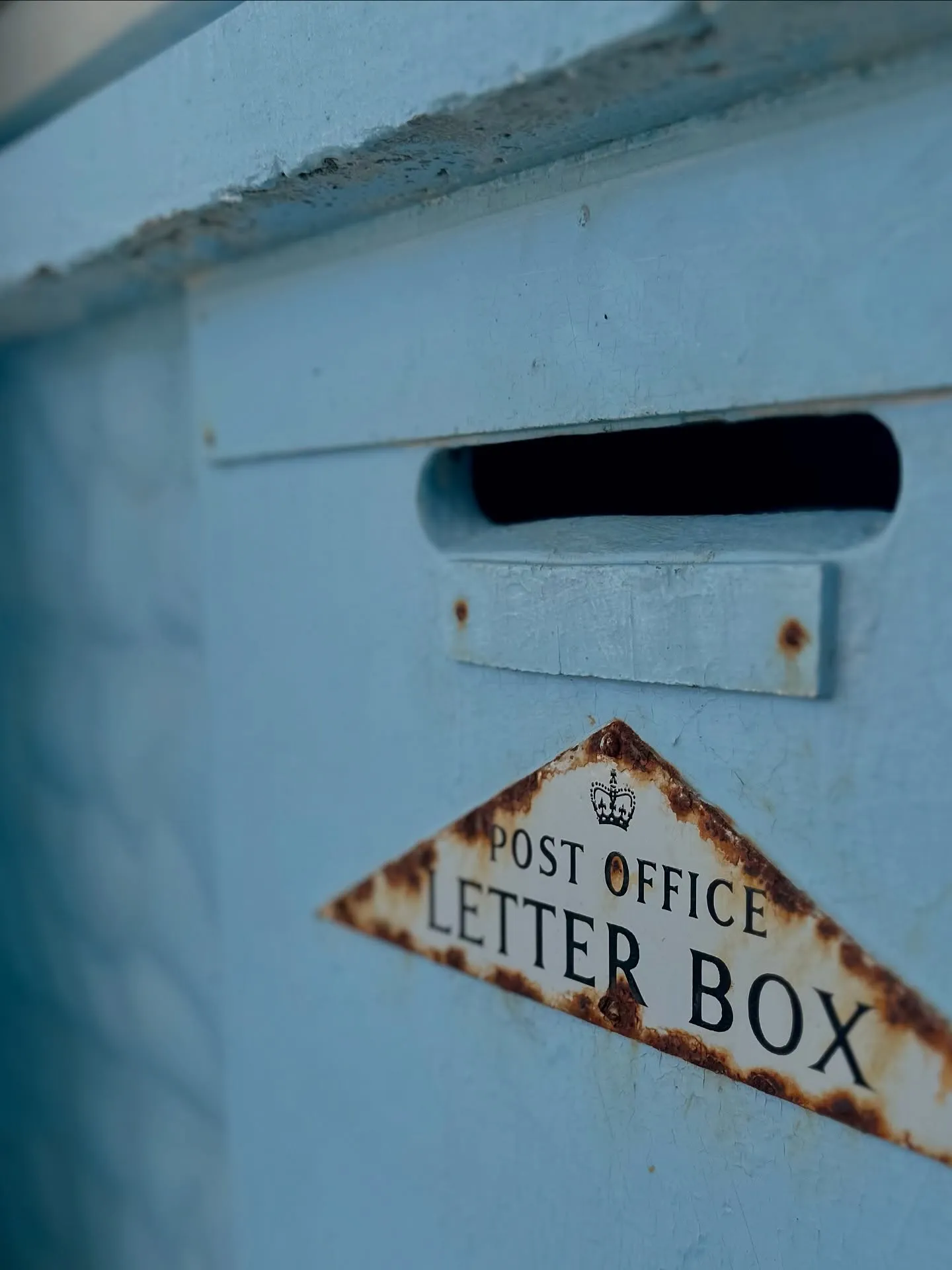 Letter box. Letter box.