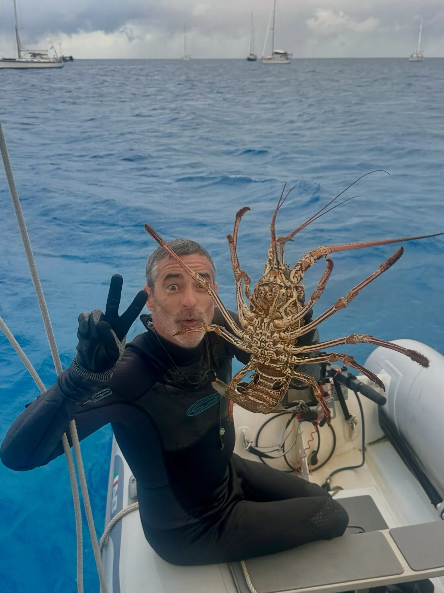 Lobster hunting success! Lobster hunting success!