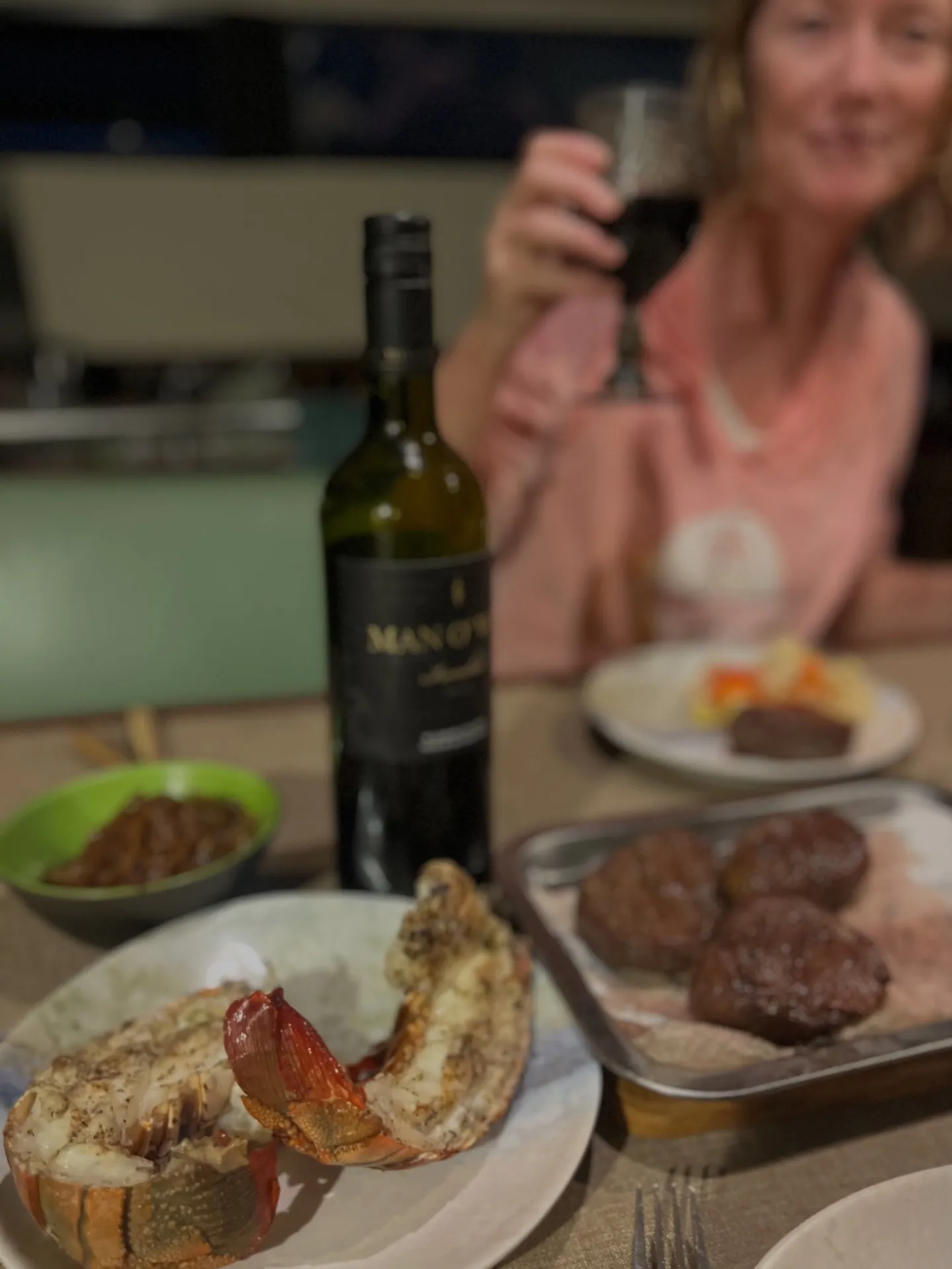 Surf and turf, Minerva style. Surf and turf, Minerva style.