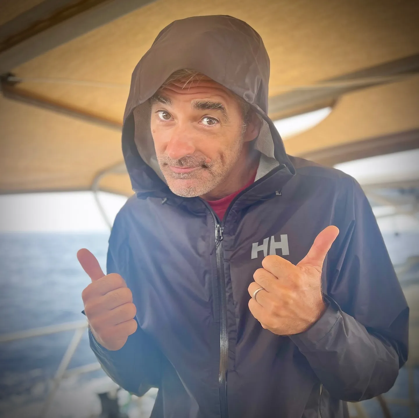 Day three: motoring through the ITCZ squalls.