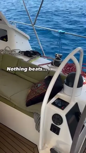 Day four: under sail again.
