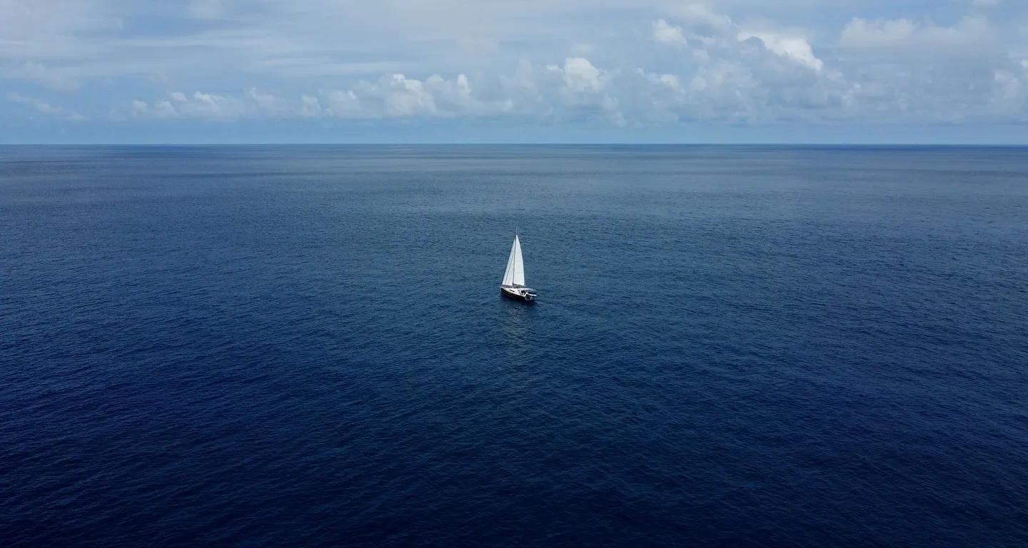 Light winds, a big ocean, and catching the drone.