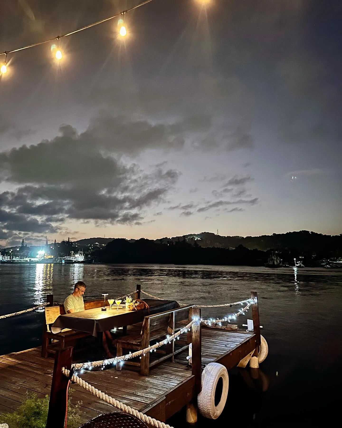 Farewell to Honduras sundowners.