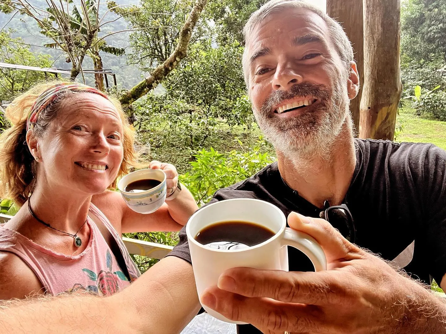 Coffee, fresh from the ranch.
