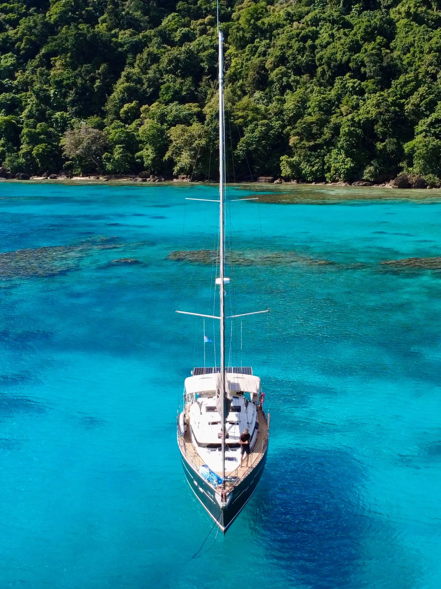 An idyllic paradise, and worth the effort. An idyllic paradise, and worth the effort.