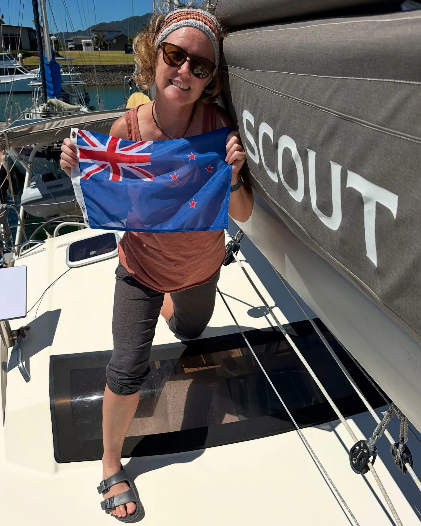 Landfall in New Zealand, six nights from Minerva Reef. Landfall in New Zealand, six nights from Minerva Reef.