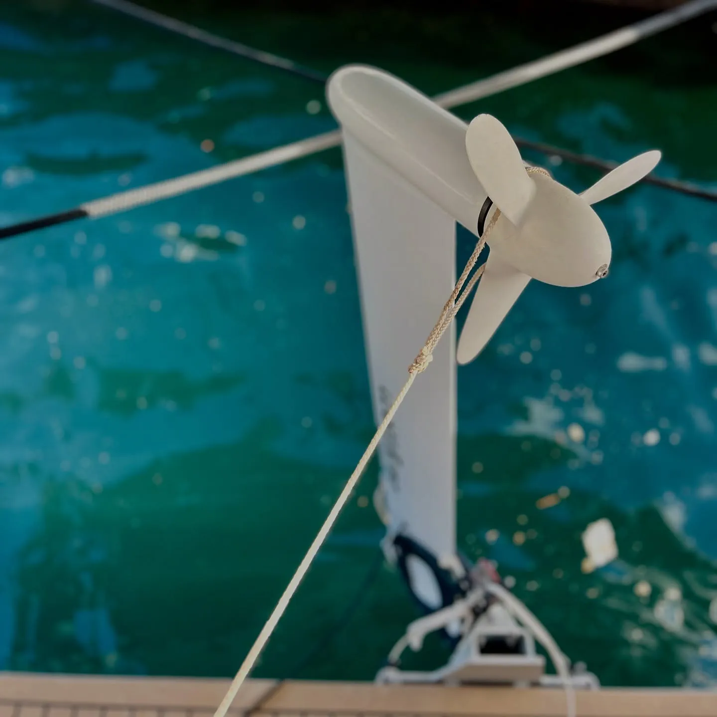 The hydrogenerator, ready to earn its keep. The hydrogenerator, ready to earn its keep.