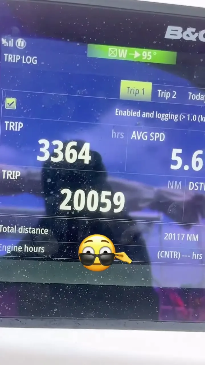 20,000 nautical miles on Scout.