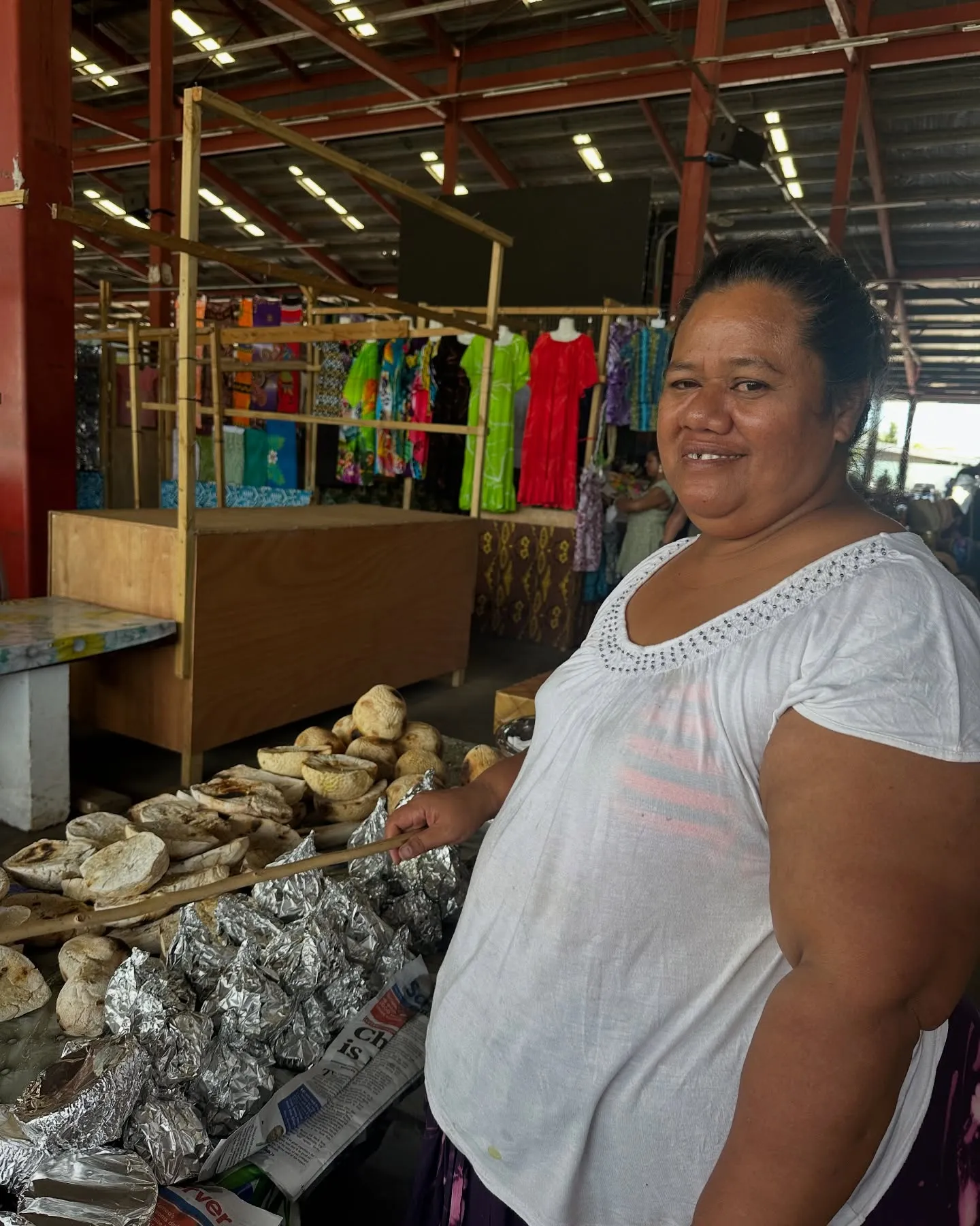 A warm welcome at every stall.