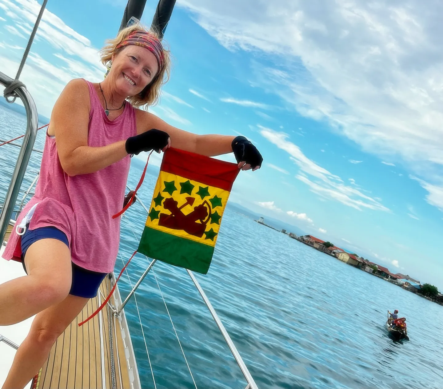 Arriving in the San Blas after a two-day passage. Arriving in the San Blas after a two-day passage.