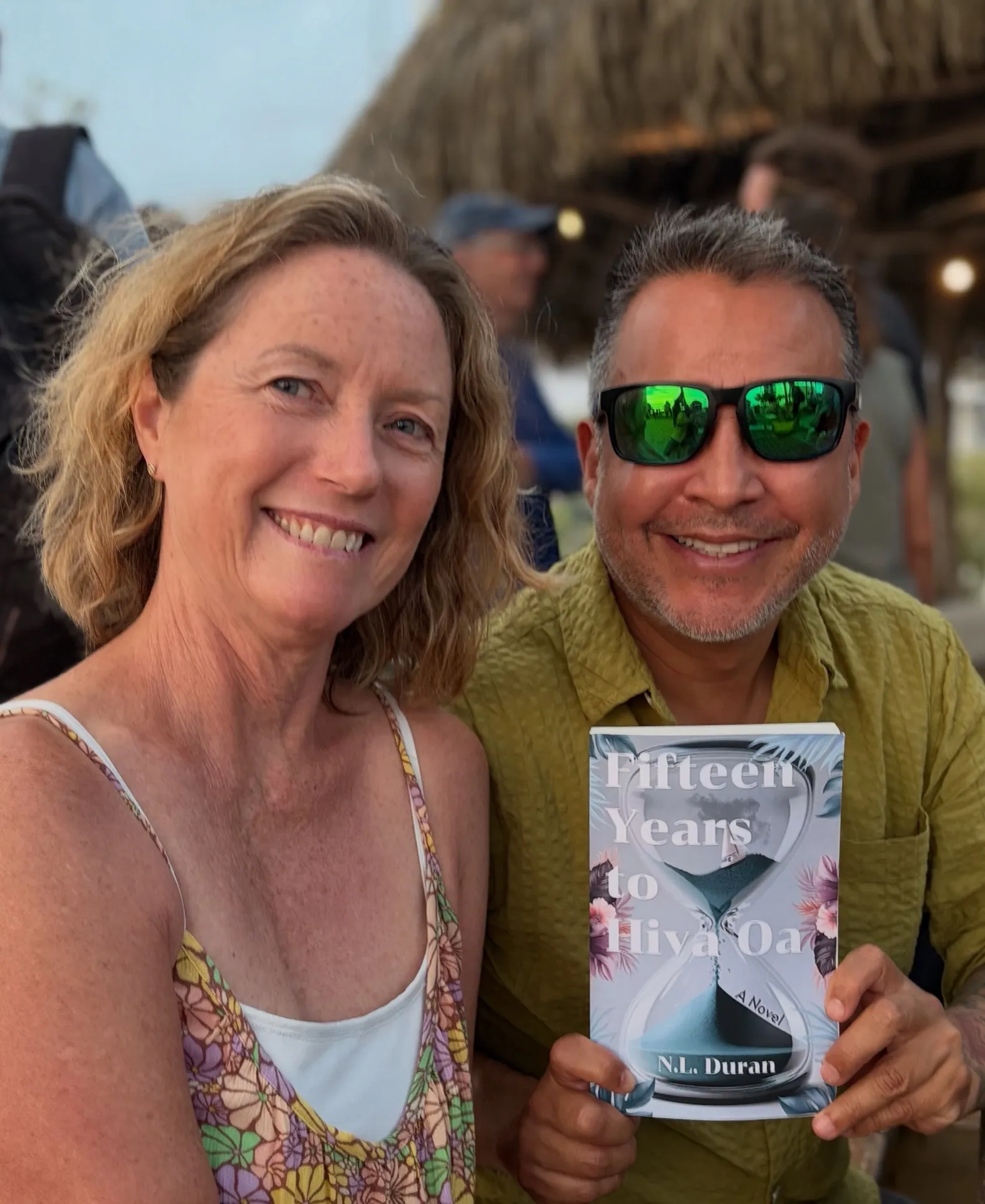 The launch of Fifteen Years to Hiva Oa. The launch of Fifteen Years to Hiva Oa.