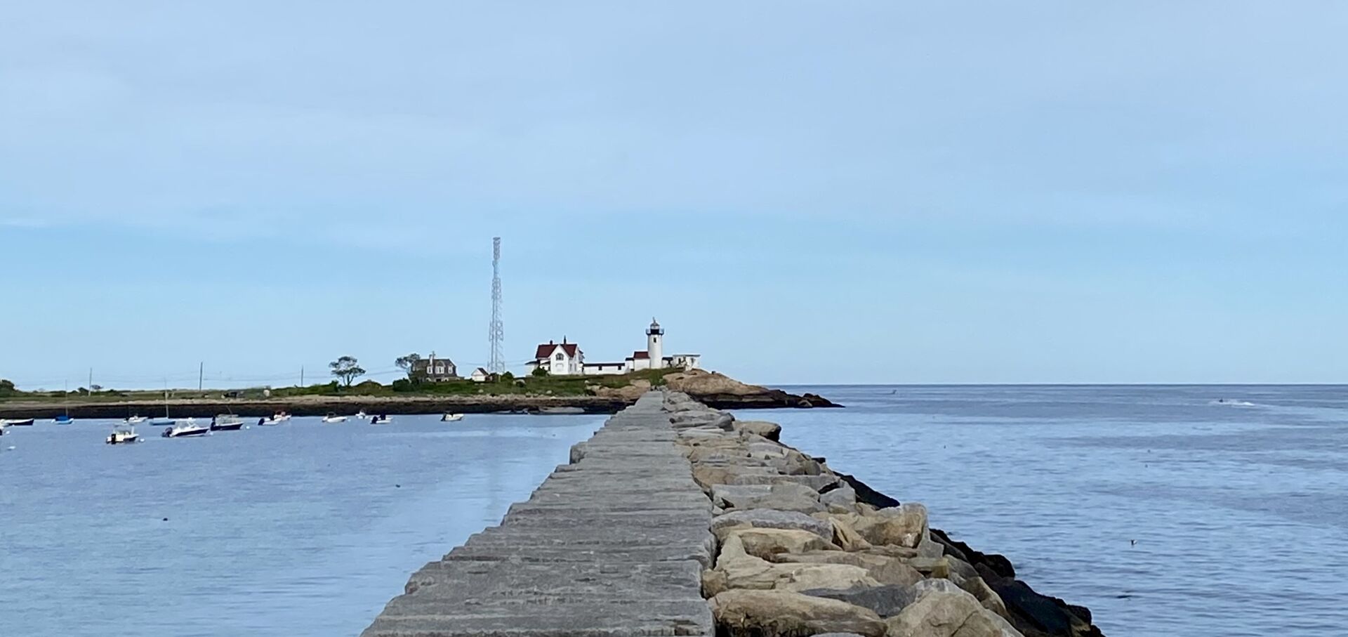Eastern Point lighthouse was built in 1890, and is still in use today
