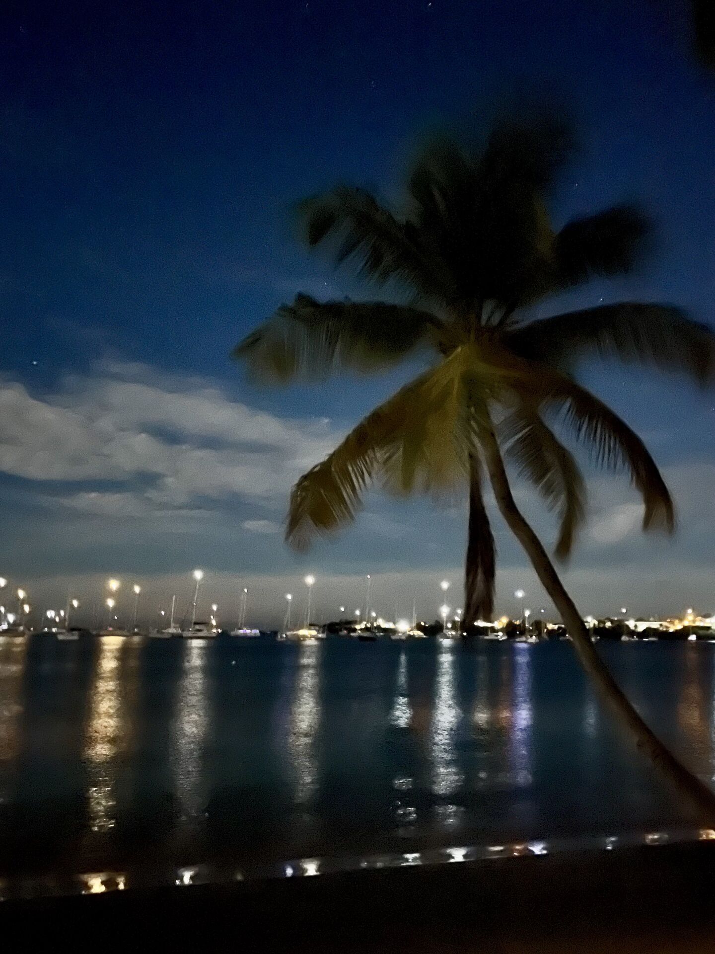 A well lit anchor field.