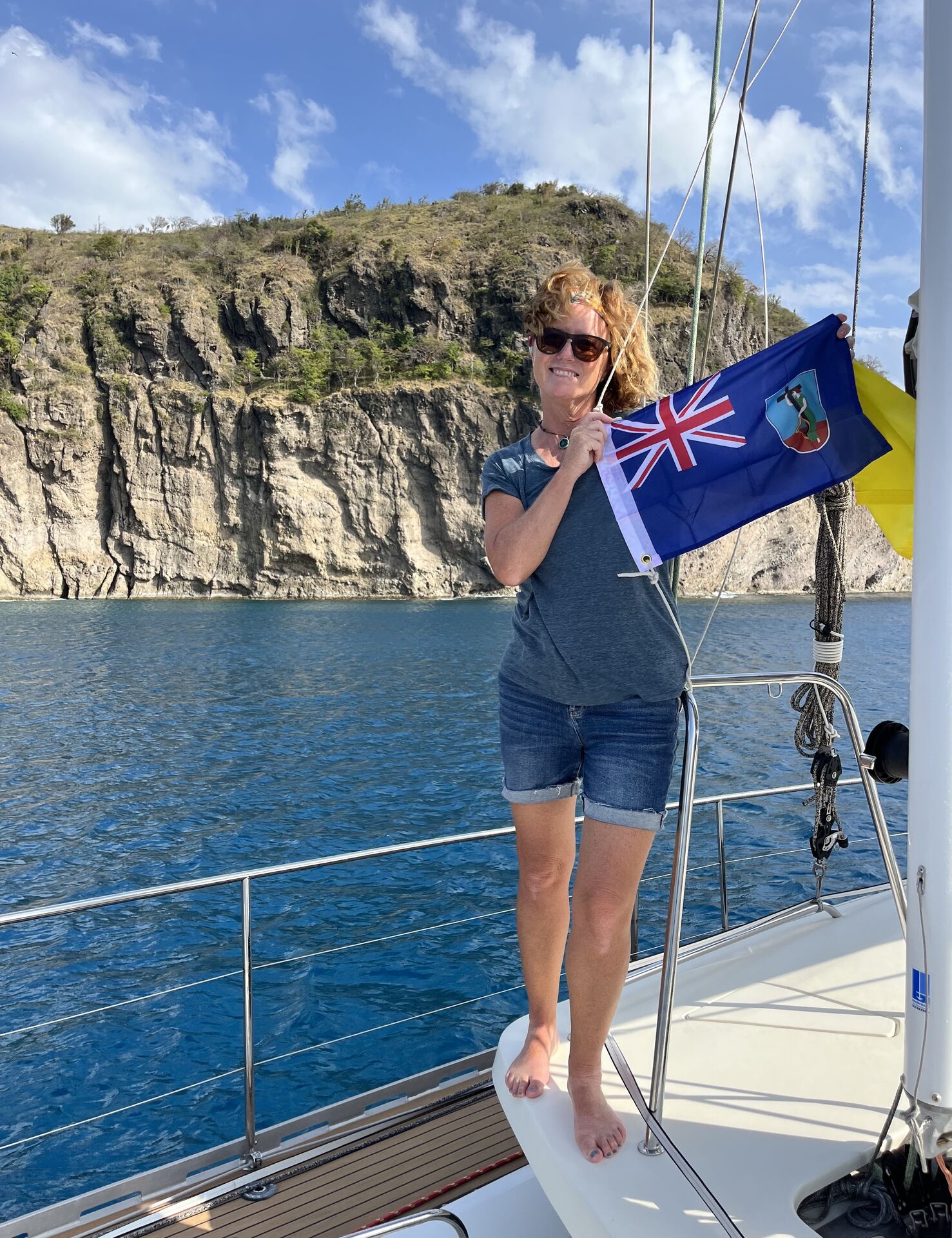 The Blue Ensign of a British territory.