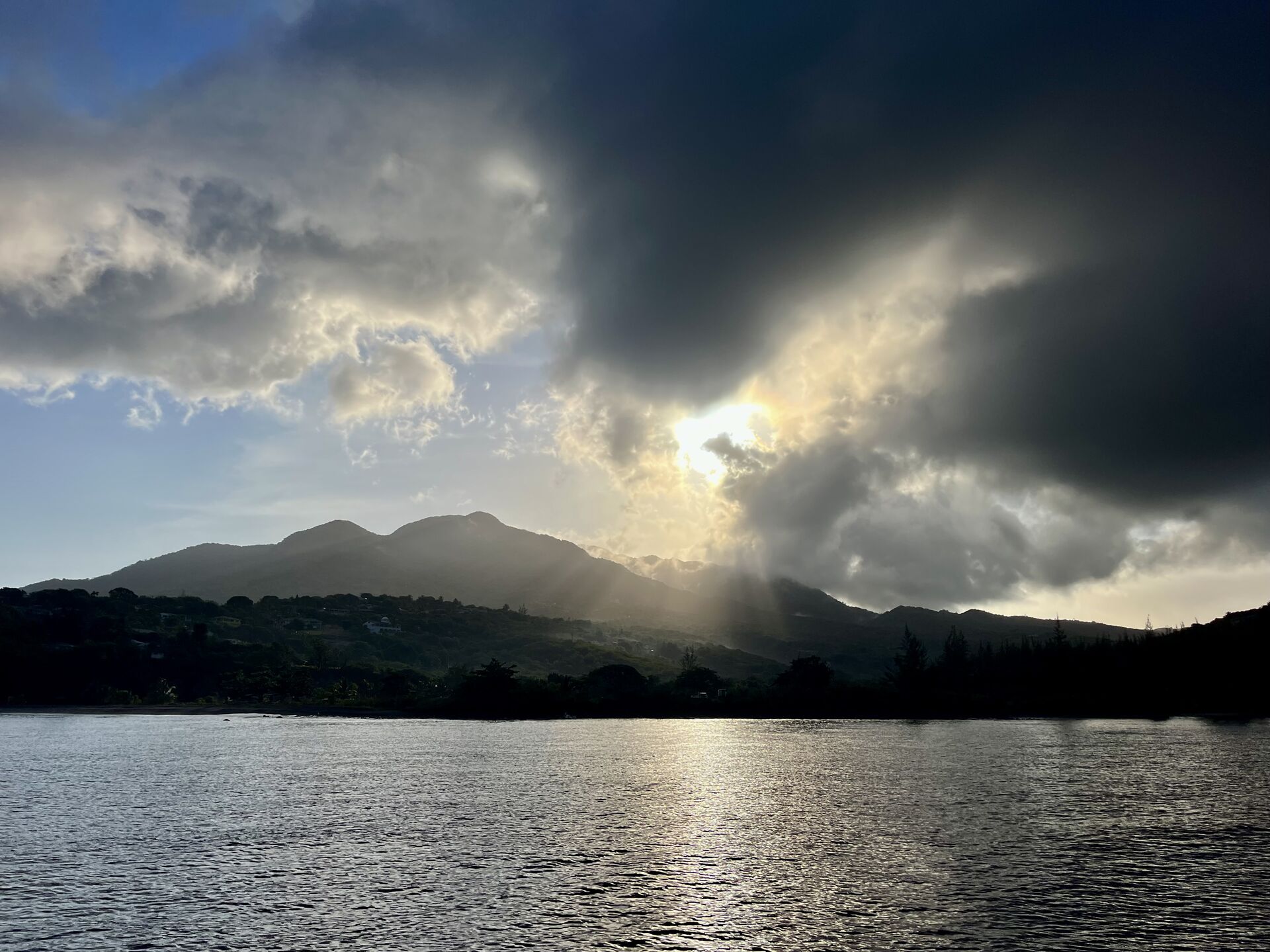 Sunrise over Soufrière.