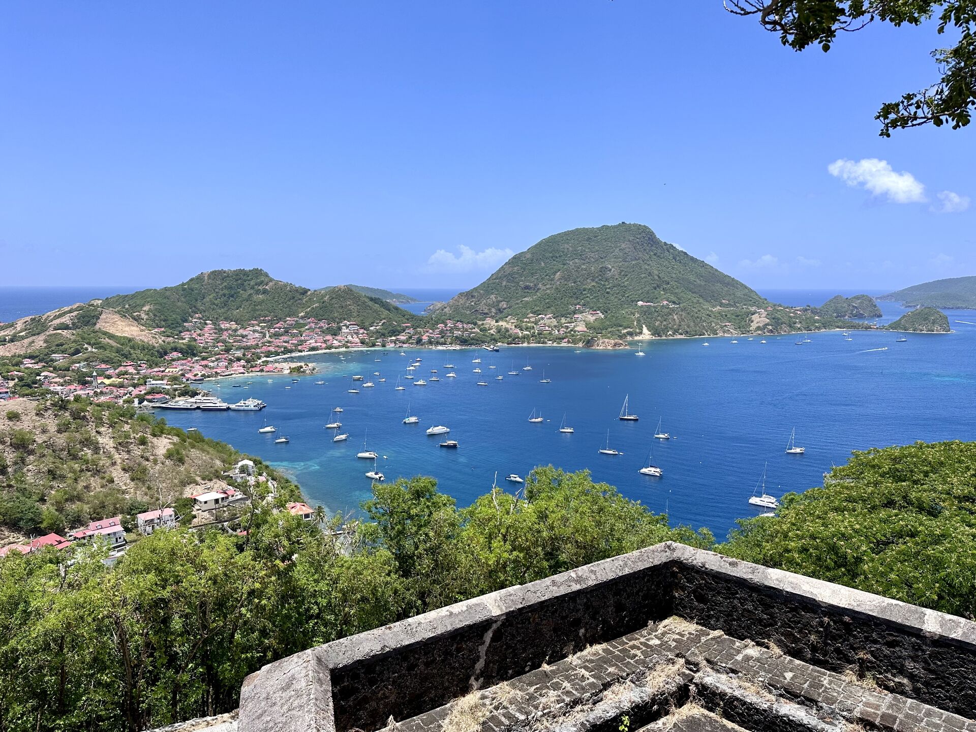 The view from Fort Napoléon.