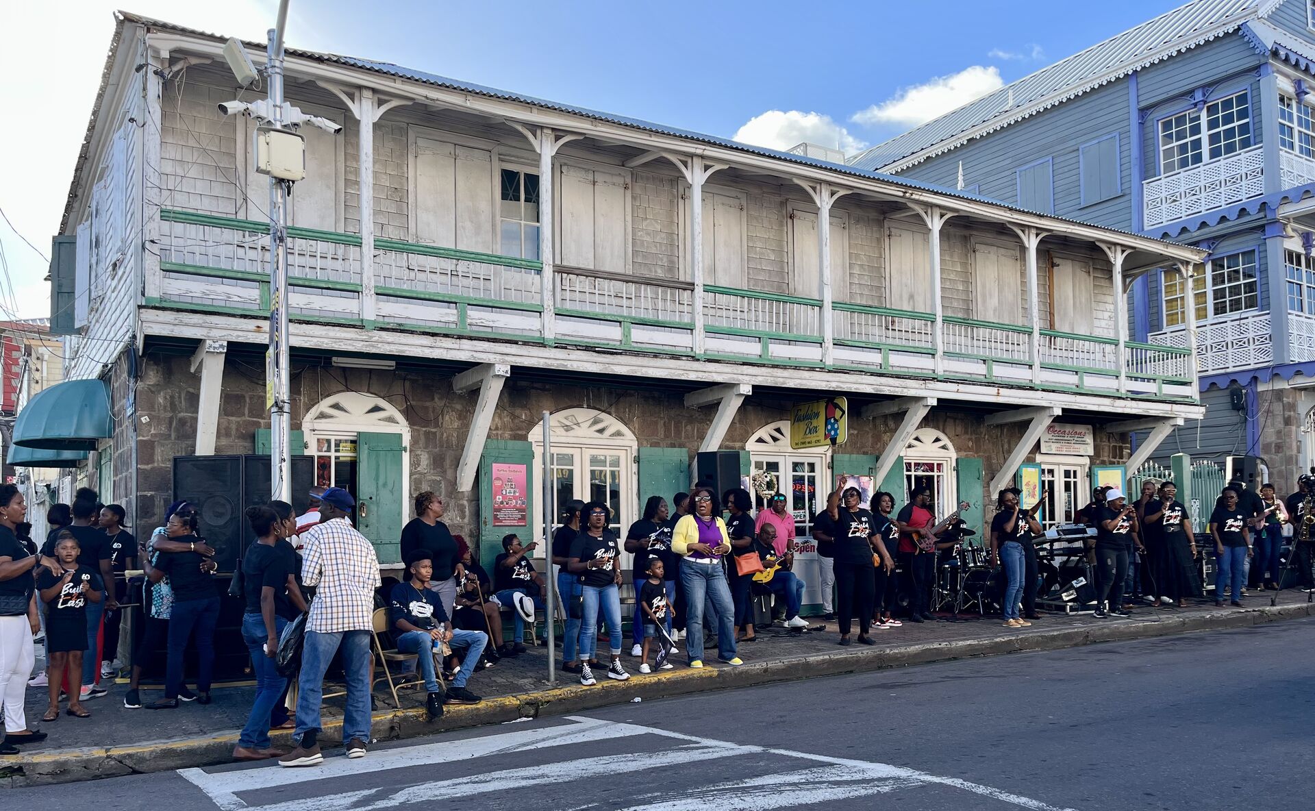 Music on the main street.