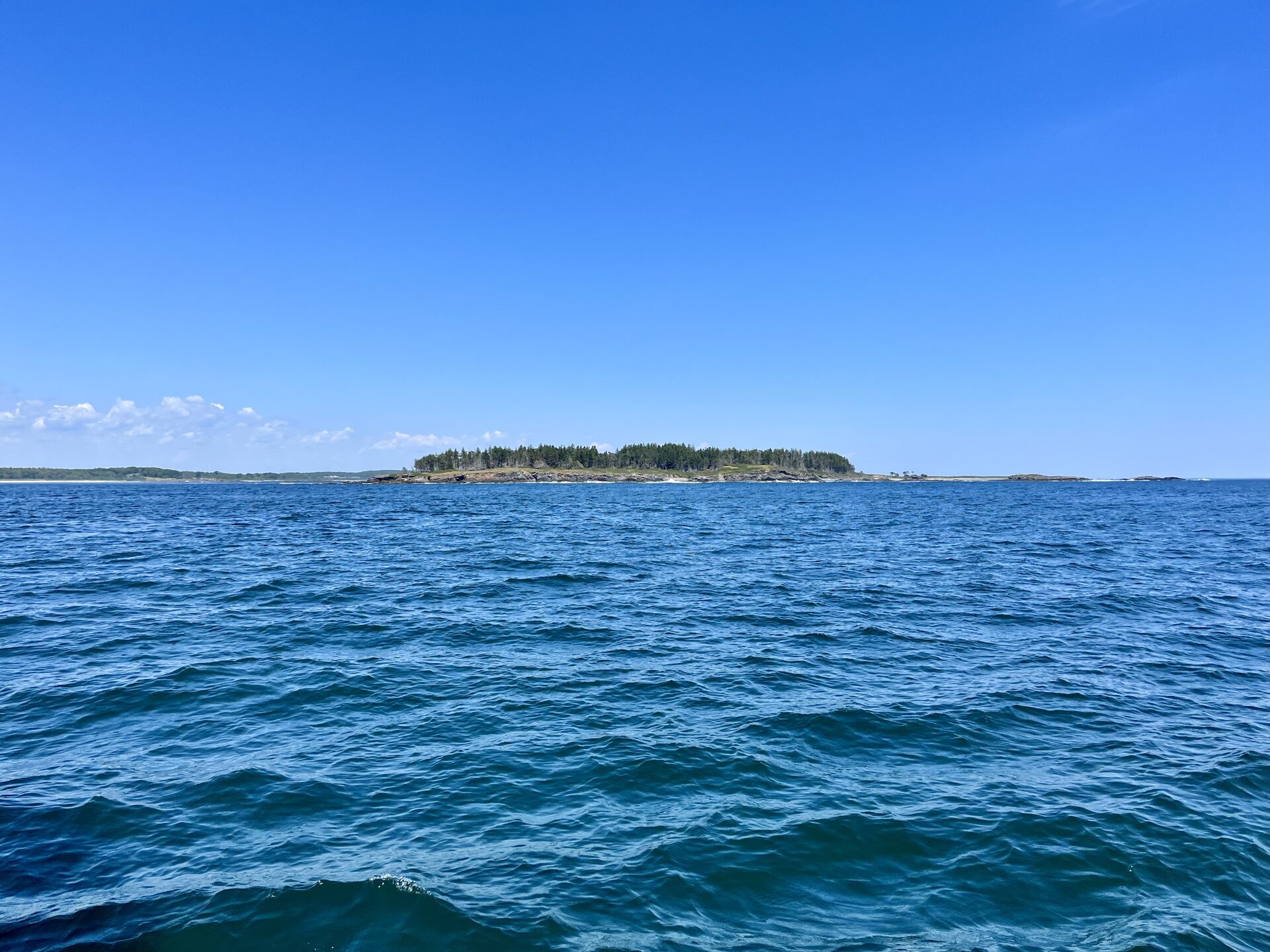 The approach to Richmond Island.